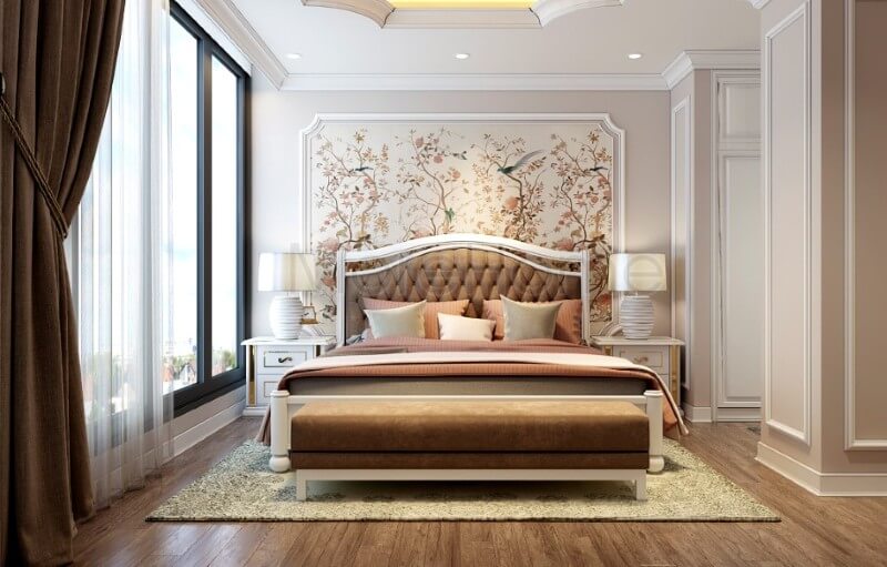 Giường ngủ biệt thự Giường ngủ biệt thự