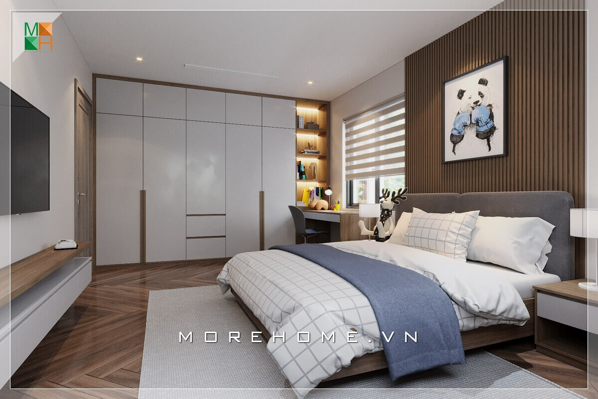 Giường ngủ chung cư hiện đại Giường ngủ chung cư hiện đại