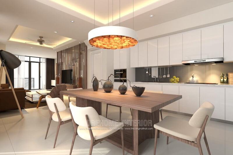 Thiết kế tủ bếp âm tường giúp tiết kiệm tối đa được khoảng diện tích của ngôi nhà, đây chính là sự lựa chọn hoàn hảo cho những không gian nhà nhỏ như nhà phố, chung cư... Thiết kế và sản xuất tủ bếp đẹp