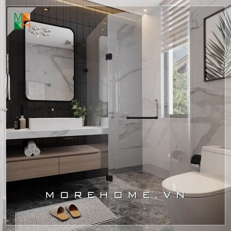 Gợi ý mẫu thiết kế nội thất nhà vệ sinh hiện đại và đẳng cấp cho nhà phố, biệt thự, nhà phố.